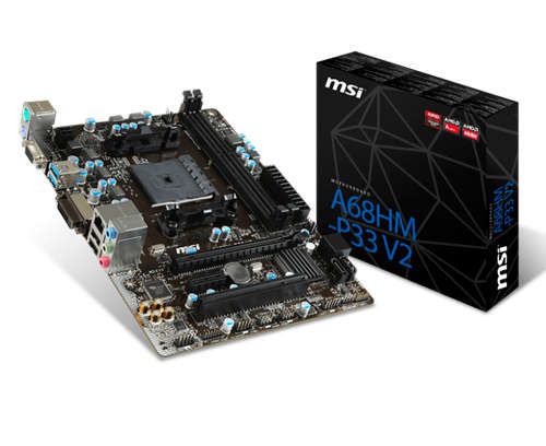 Msi a68hm p33 v2 какой процессор подойдет